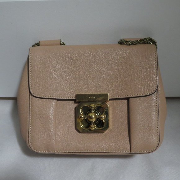 Chloe Elsie Small Bag Cream Leather - Picture 5 of 14
